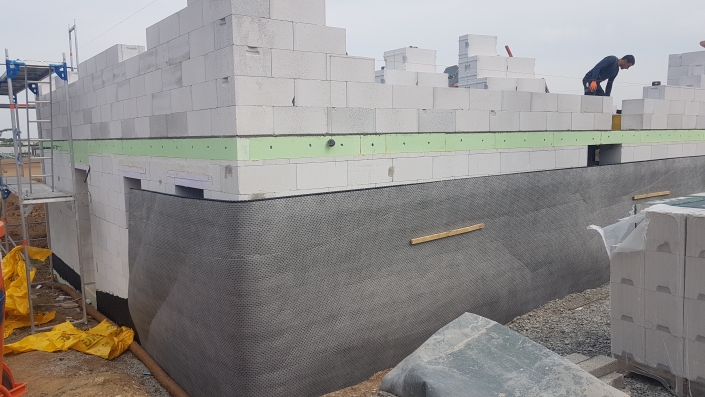 Rohbau Fertigstellung Erdgeschoss