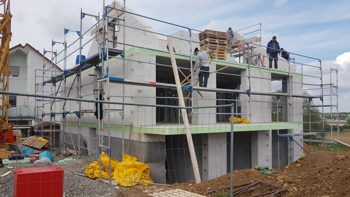 Rohbau Fertigstellung