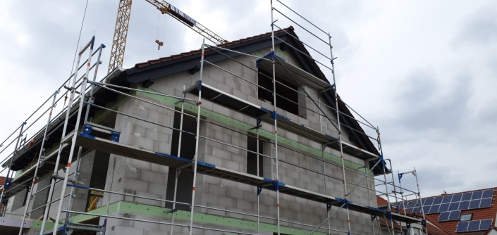 Rohbau Seitenperspektive